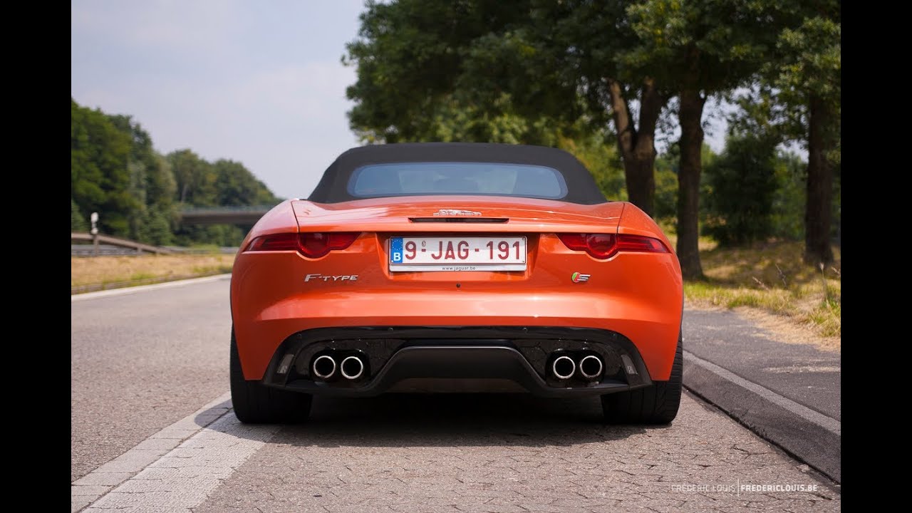 2014 Jaguar F-Type V8 S - On-board footage, loud acceleration, drive-by's and some surprises!