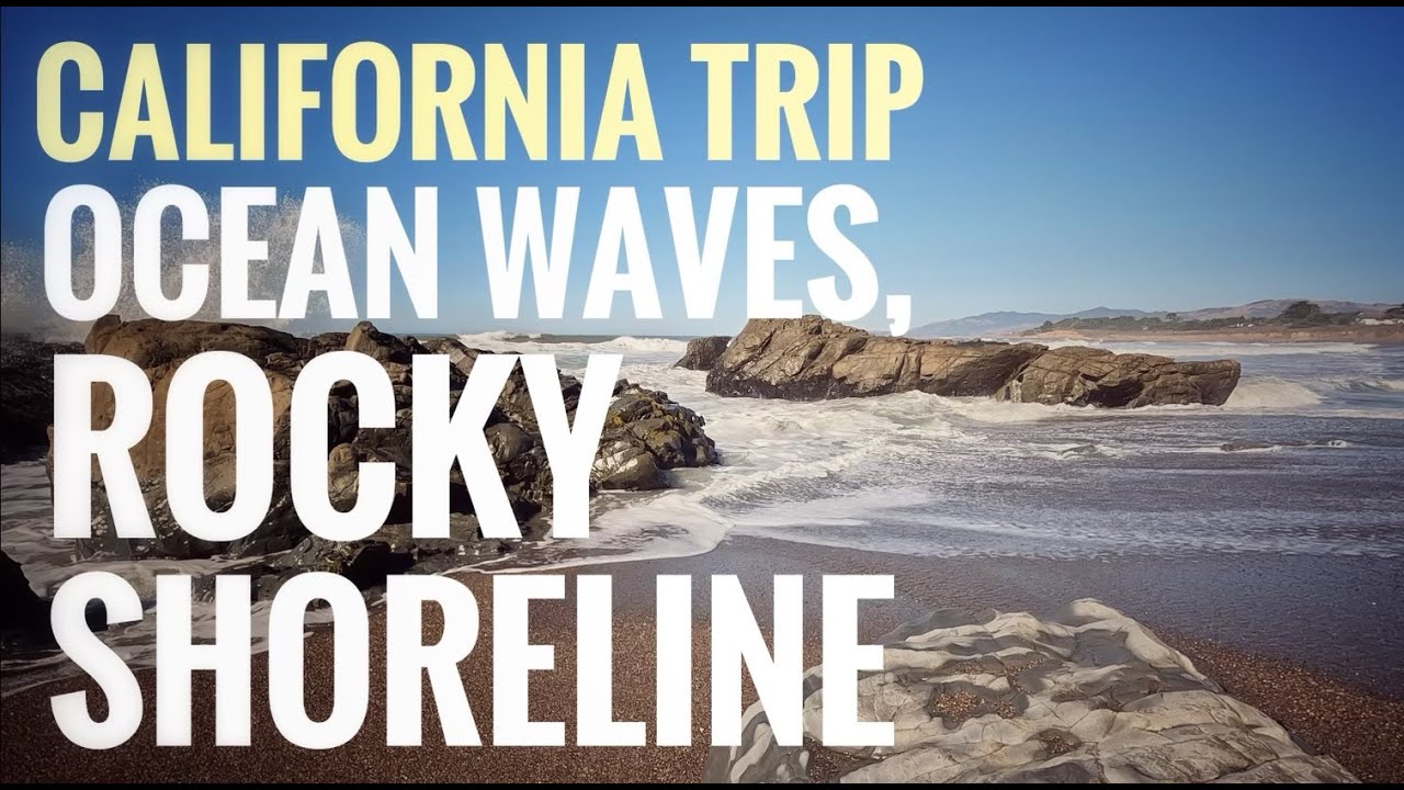 Soothing Sounds: Ocean Waves, Rocky Shoreline