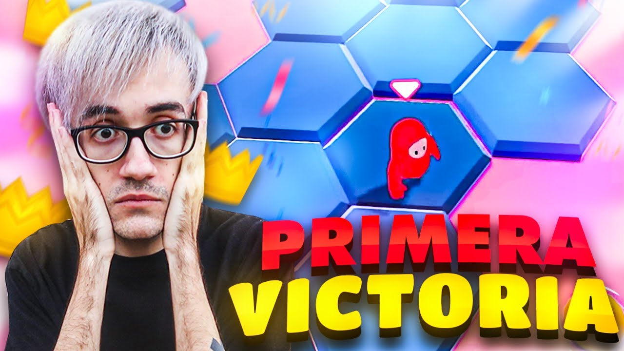 ESPECIAL REACCIÓN A MI PRIMERA VICTORIA DE FALL GUYS 👑