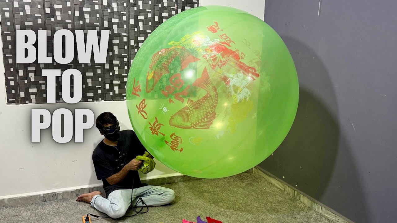 Blow Until Pop Big Jambo Giant Balloon!
