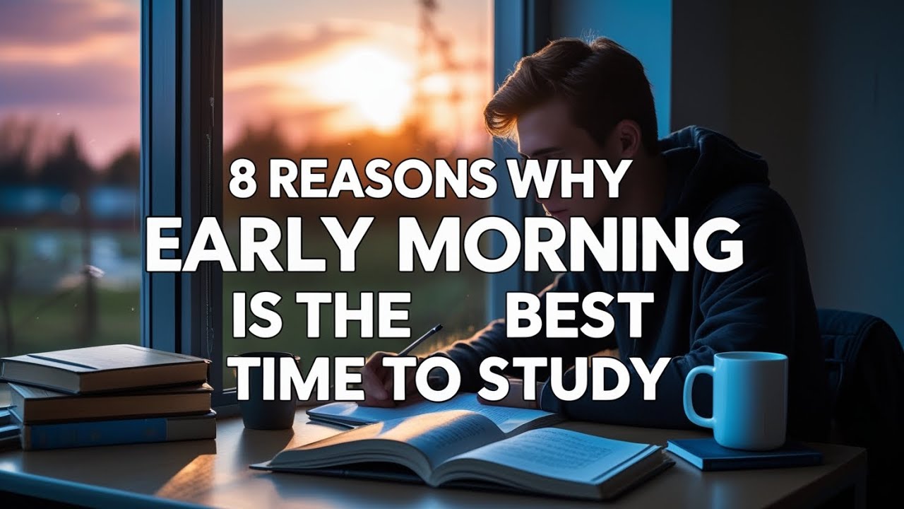 WHY EARLY MORNING IS THE BEST TIME TO STUDY | 8 POWERFUL REASONS TO START YOUR DAY SMART