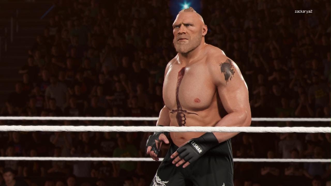 WWE 2K25 Brock Lesnar vs Big Shower