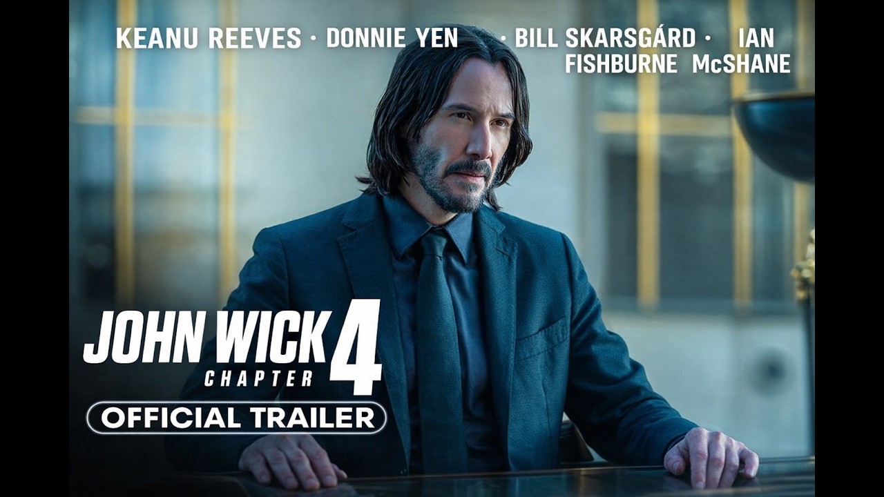 John Wick Chapter 4 - Keanu Reeves -  (2024) Action Movie  , Donnie Yen, Bill Skarsg&aring;rd