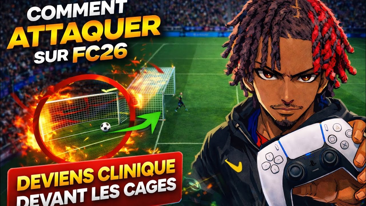 Comment attaquer sur FC26🔥 - Guide complet ( Deviens clinique devant les cages)✅