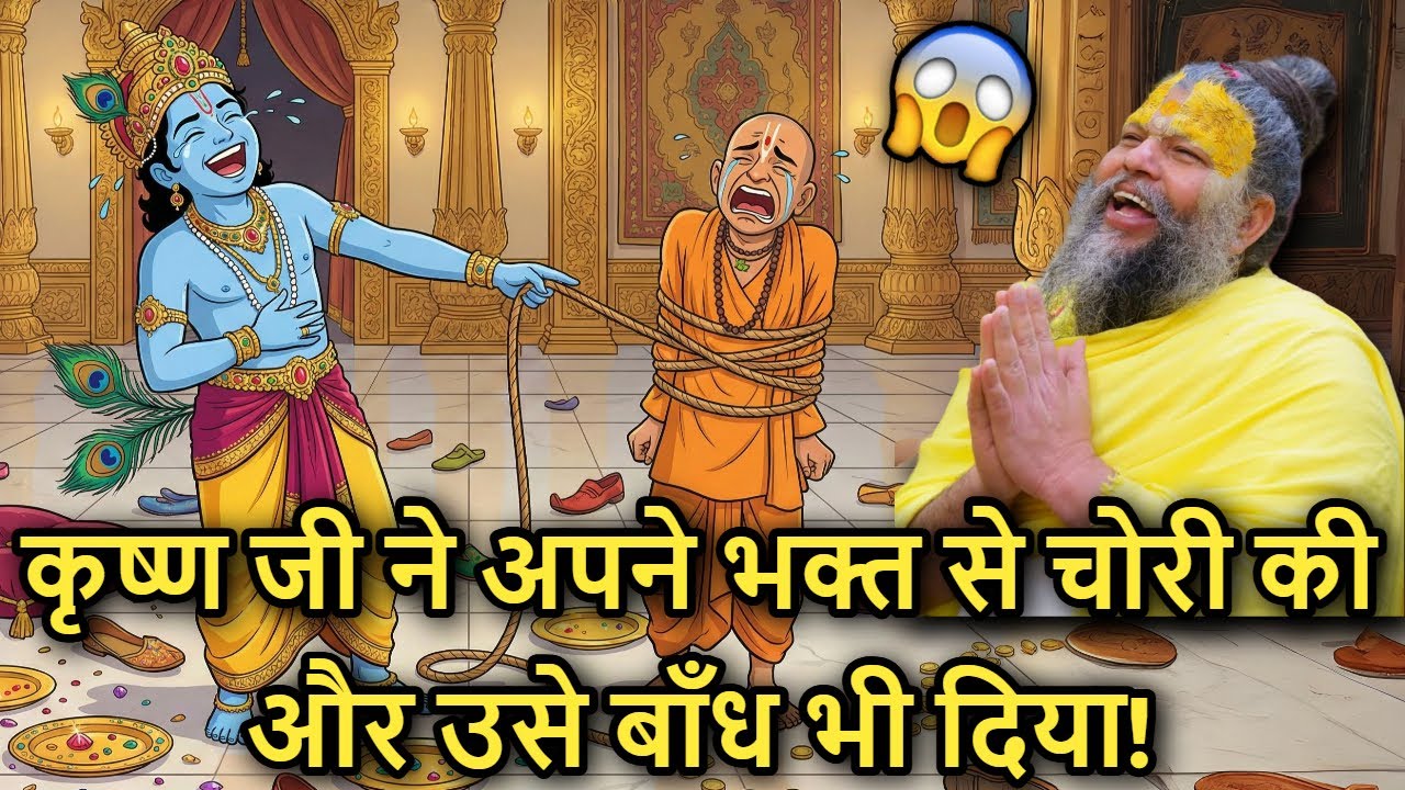 🧐💭 Krishna Ji Ne Sabse Pyaare ❤️‍🔥 Bhakt Se Chori Ki 🥷🏼 Aur Usse Kyun Bandh Diya?