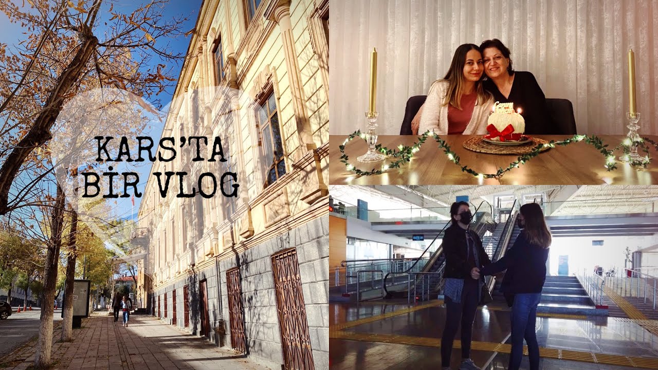 Veda zamanı 🌿 Annemin doğum günü 🎈 Sürpriz hediyem I KARS'TA BİR VLOG 💫