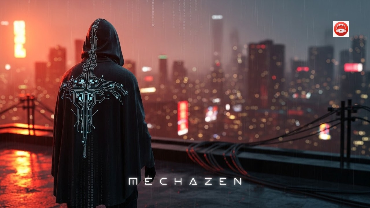 MECHAZEN: Best Cyberpunk Focus Music | 3HR Dark Synth for Deep Work