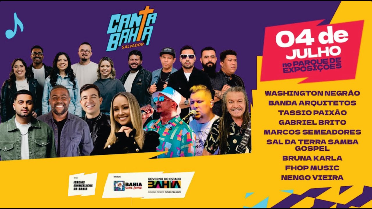 Canta  Bahia  Salvador  2025 -  04/07/2025