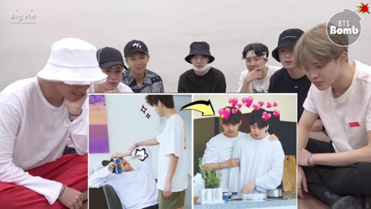 BTS reaction to 'VKOOK SWEET MOMENTS'