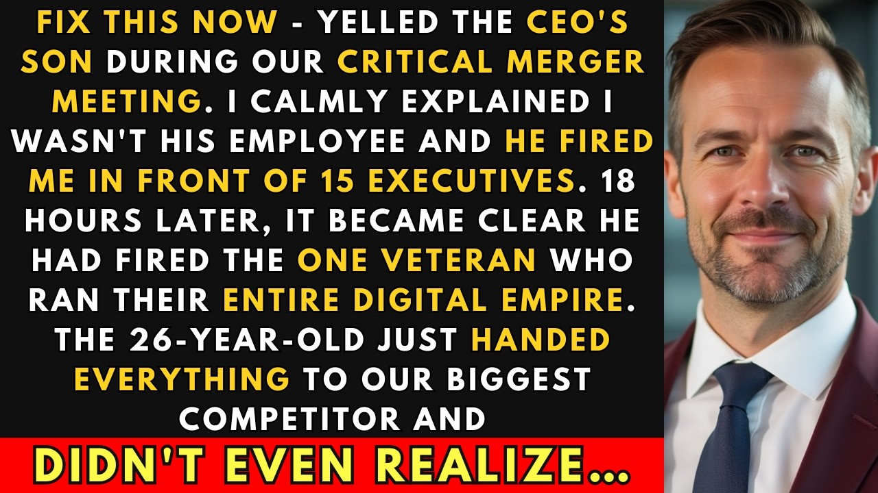 The CEO's Son Fired Me — And Only Then Realized I Ran Everything | Corporate Revenge
