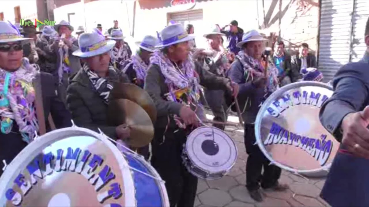 Tarqueada Huaycheña carnaval 2020 Expresión cultural de Puerto Acosta La Paz Bolivia