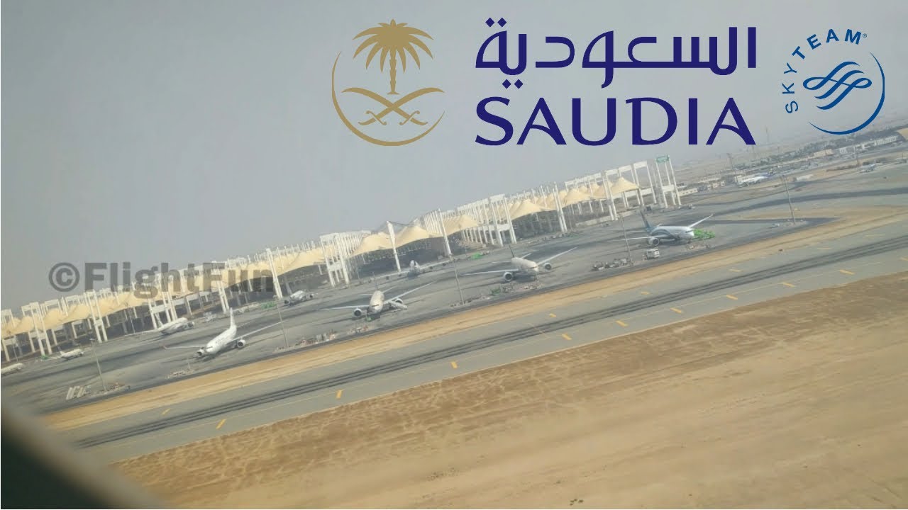 SAUDIA A330 TAKEOFF FROM JEDDAH TO MUMBAI SV772
