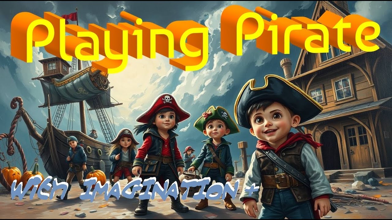 Playing Pirate with Imagination Plus - Colourful vibrant fun for kids & toddlers