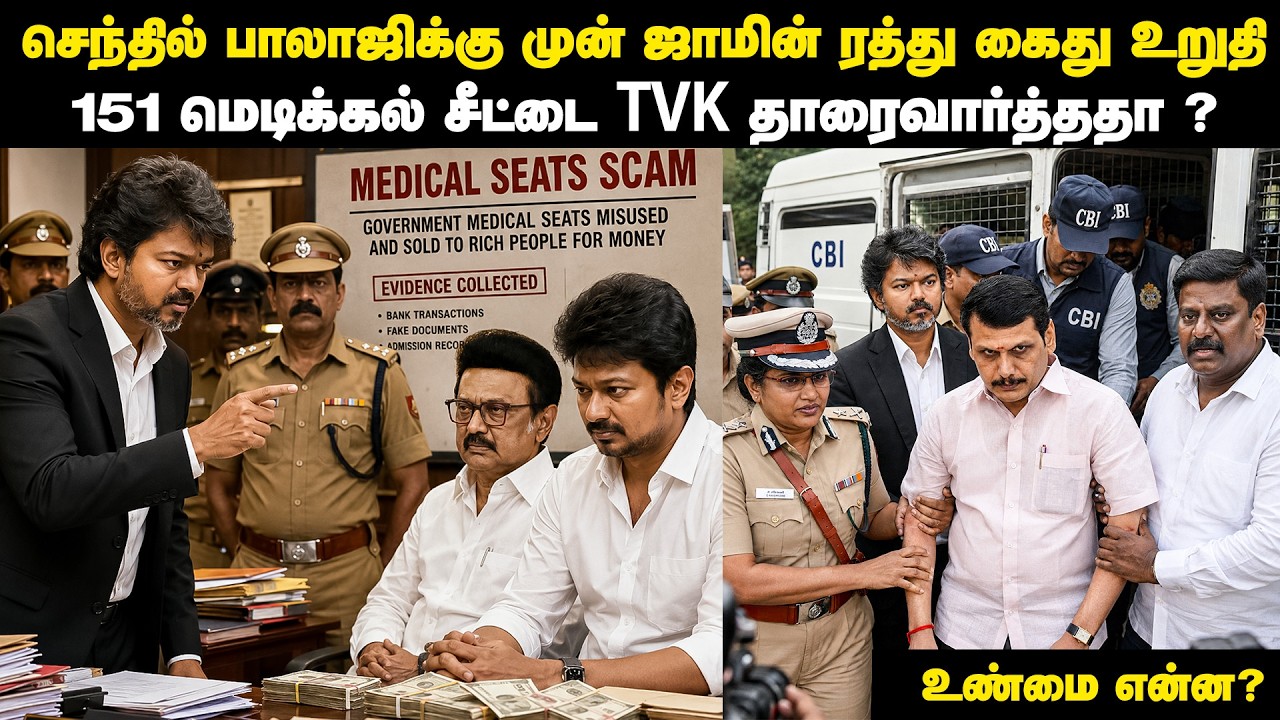🚨 செந்தில் பாலாஜிக்கு புதிய FIR! 32 கோடி ஊழல் பின்னணி? திமுக vs தவெக நேரடி மோதல் | TVK Vijay