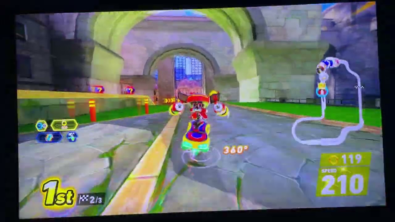 Sonic Racing: Crossworlds - E-Stadium (E-123 Omega)