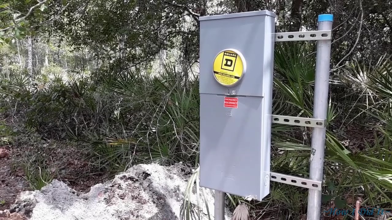 Power Pedestal with 200amp main service ~How I Did It~