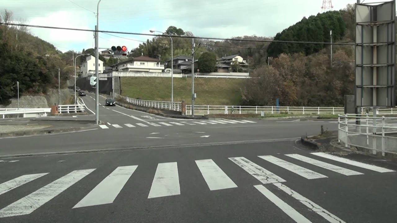 中讃南部広域農道　香川県綾川町　首切峠→高松空港滑走路
