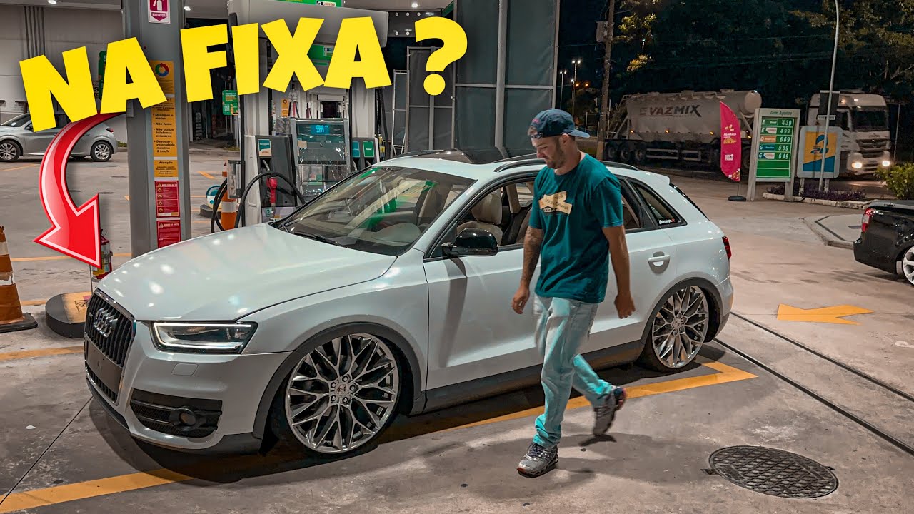 TERIA CORAGEM ? AUDI Q3 NA FIXA BRABA , CORTOU ATÉ O FAROL 🔥