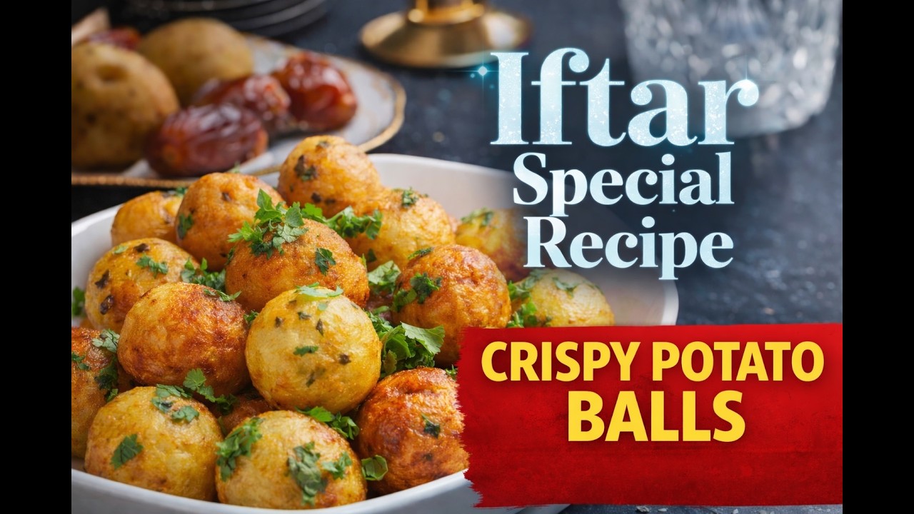 Delicious Iftar Snacks Crispy Potato Balls in 10 Mins! 🥔 Best Iftar Recipe