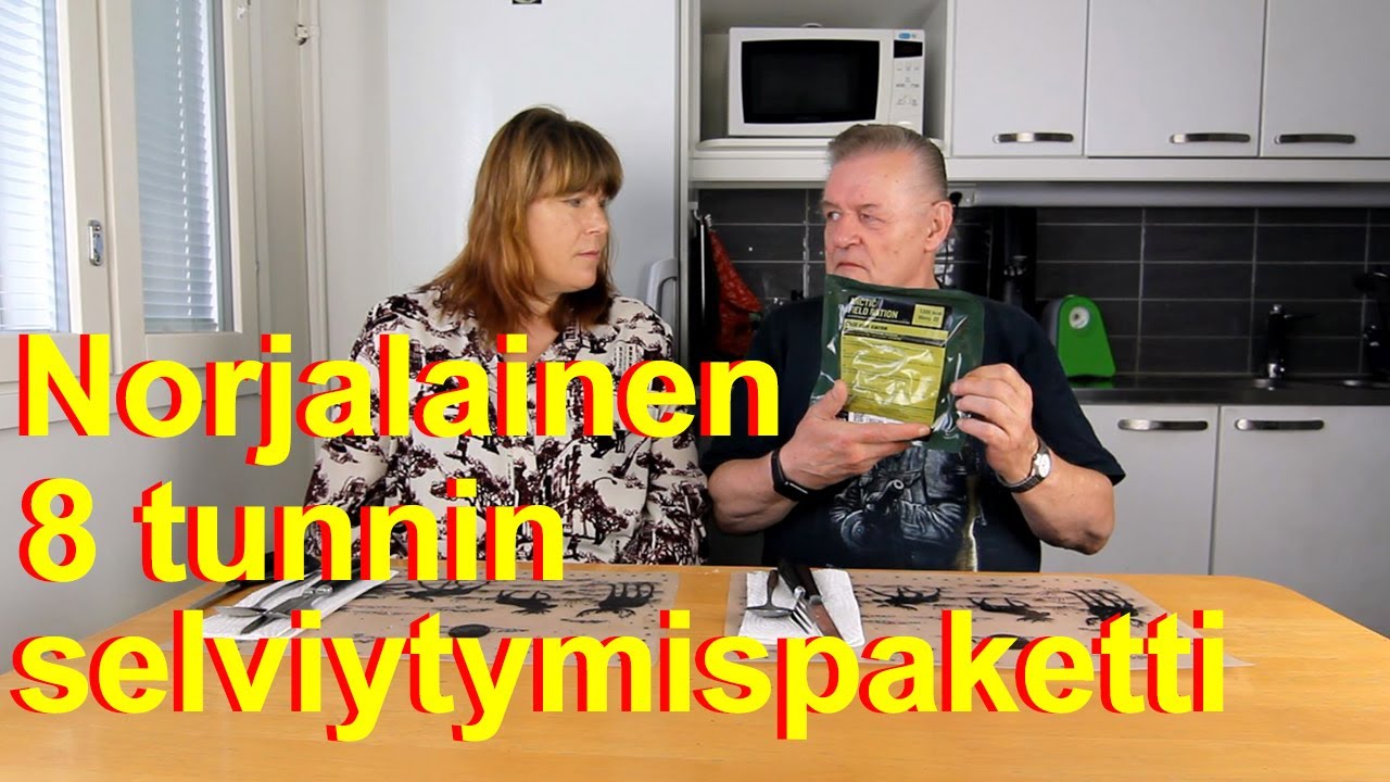 Norjalainen 8 tunnin selviytymispaketti