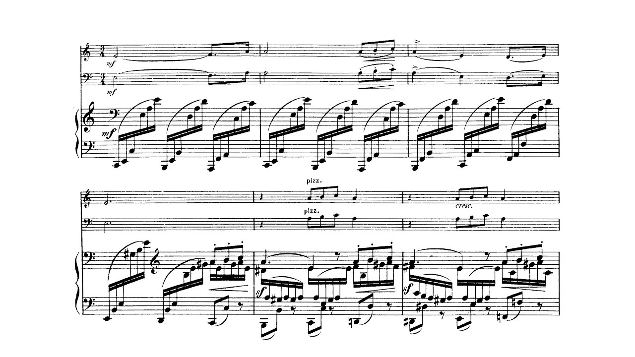 Herzogenberg - Piano Trio No 2 in D Minor, Op. 36 (Audio+Sheet) [ATOS Trio]