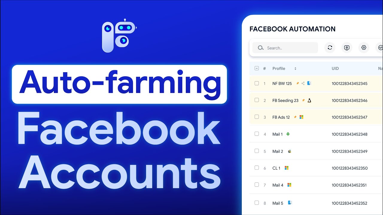 How to Farm Multiple Facebook Accounts For Seeding and Ads - Step by Step to Create Scripts