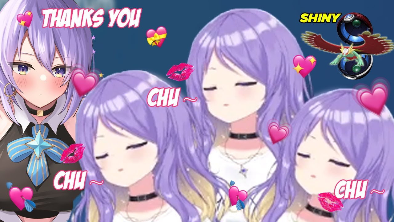 Moona dikasih SHINY POKEMON sama viewer, Dibales Kiss sama MOONA [MOONA HOSHINOVA]