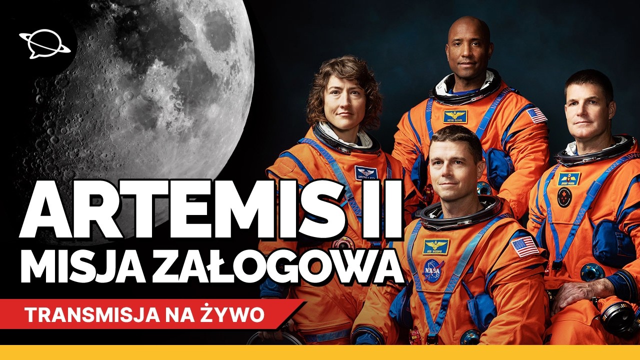 🔴 Wracamy na KSIĘŻYC! Oglądamy start misji Artemis II