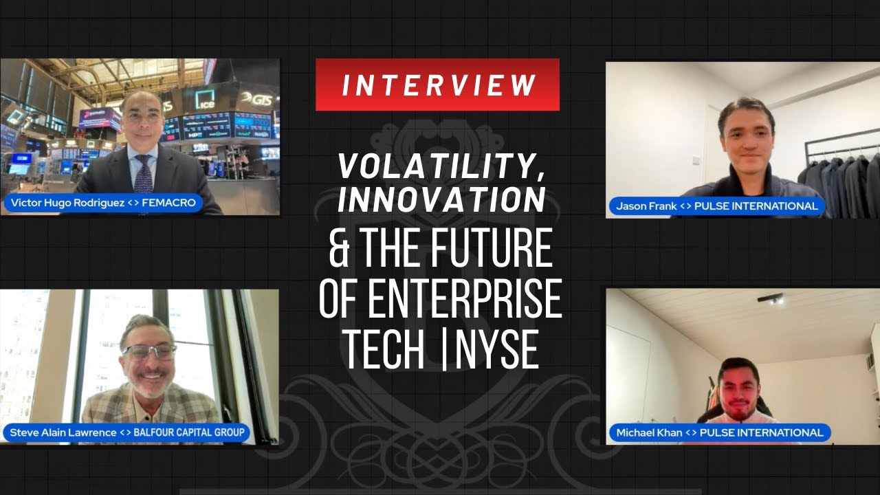 Market Volatility Meets Innovation: Steve Lawrence, Pulse International on 3D Technology | NYSE