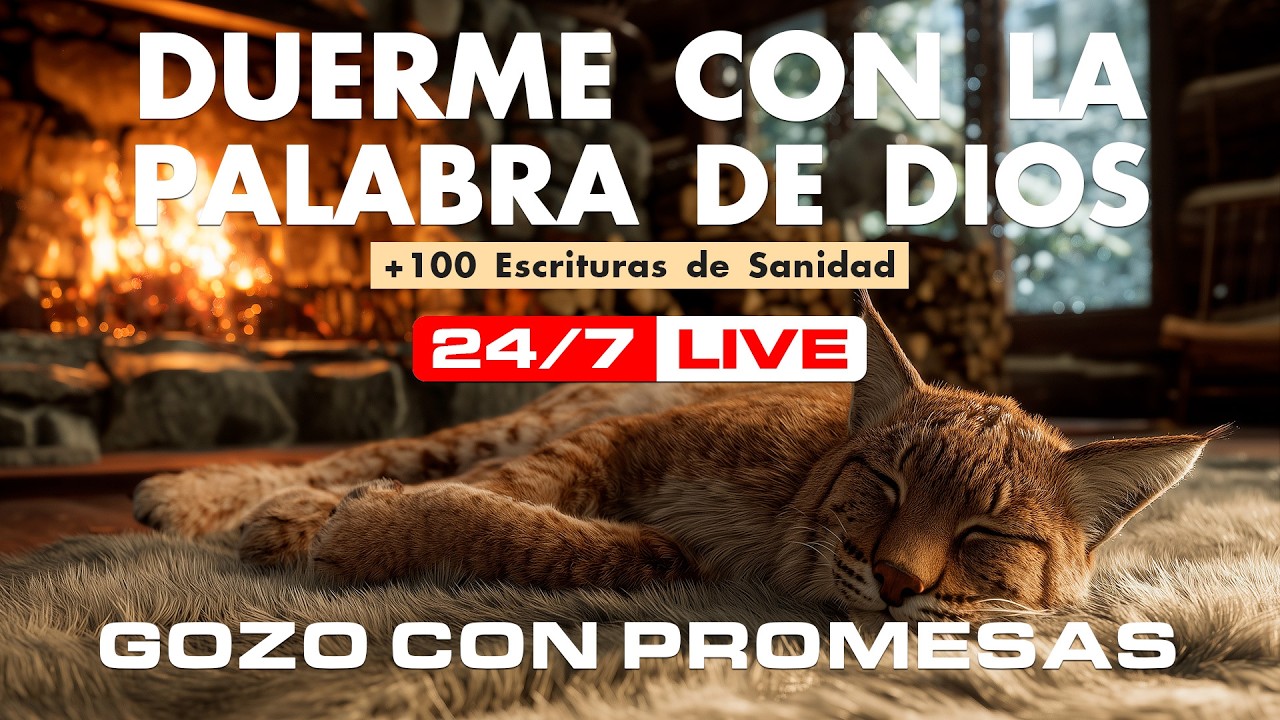 Biblia leida sostiene tu fe sin miedo. Salmos para escuchar, Antes de dormir, Dormir.