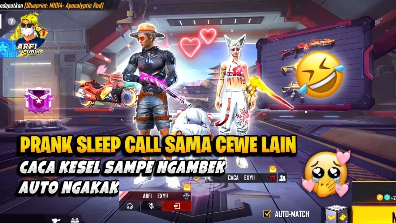 PRANK SLEEP CALL SAMA CEWE LAIN KE PACAR, CACA NGAMBEK AUTO NGKAK!! 🤣