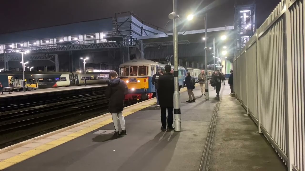Electric Blue 86259 departs Euston with the Cumbrian Mountain Express on February 1st 2025