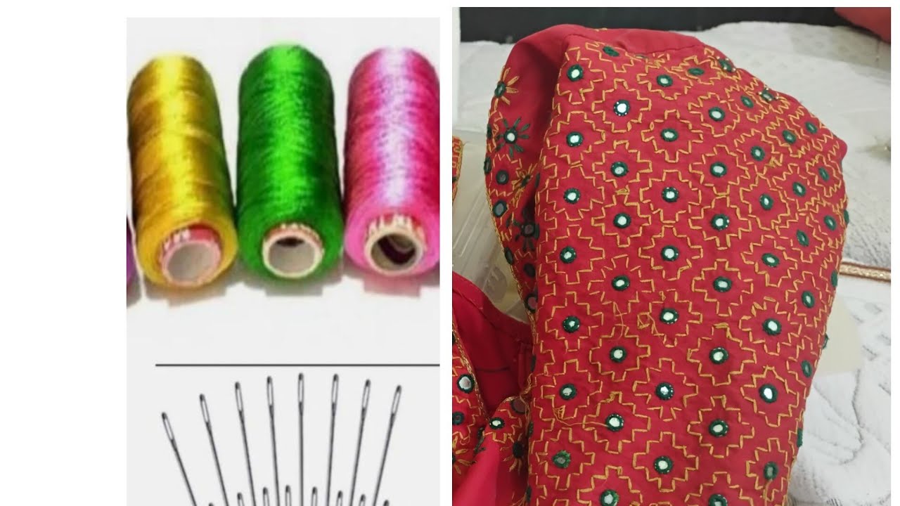 #blouse 🪡 embroidery part-2 dharwadi hand embroidery
