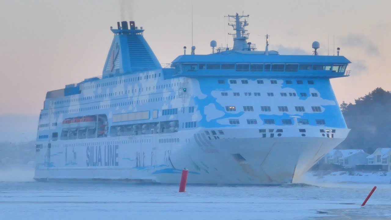 M/S Silja Galaxy in Very cold weather | Silja Line