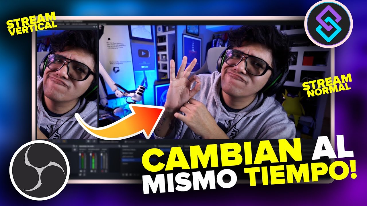 CAMBIA ESCENAS VERTICALES Y HORIZONTALES AL MISMO TIEMPO!  | TRANSICIONES AVANZADAS 3 | Tutorial OBS