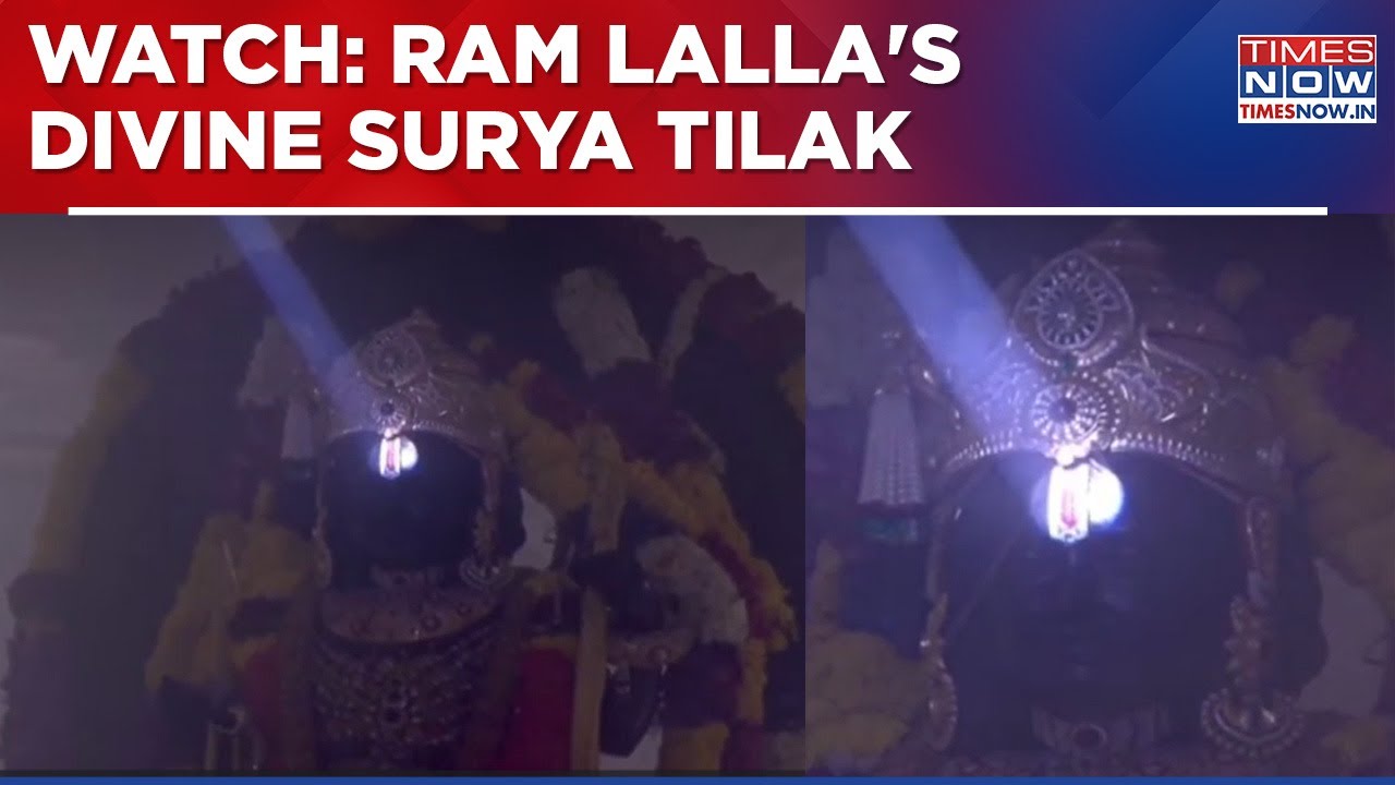 Must Watch: Ram Lalla's Divine Surya Tilak In Ayodhya, Symbolizing Blessing Of Sun God | Ram Navami