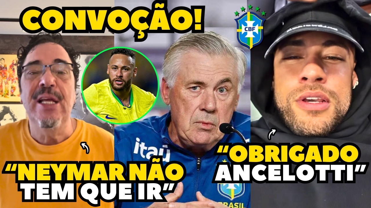 É COPA! COMENTARISTAS CRITICAM NEYMAR PARA ÚLTIMA CONVOCAÇÃO DA SELEÇÃO BRASILEIRA!!