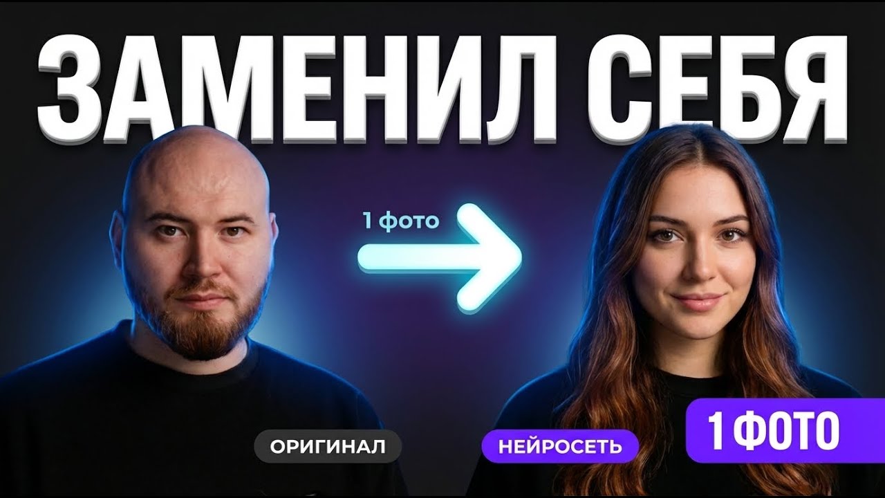 Как ЗАМЕНИТЬ себя на видео через ИИ бесплатно