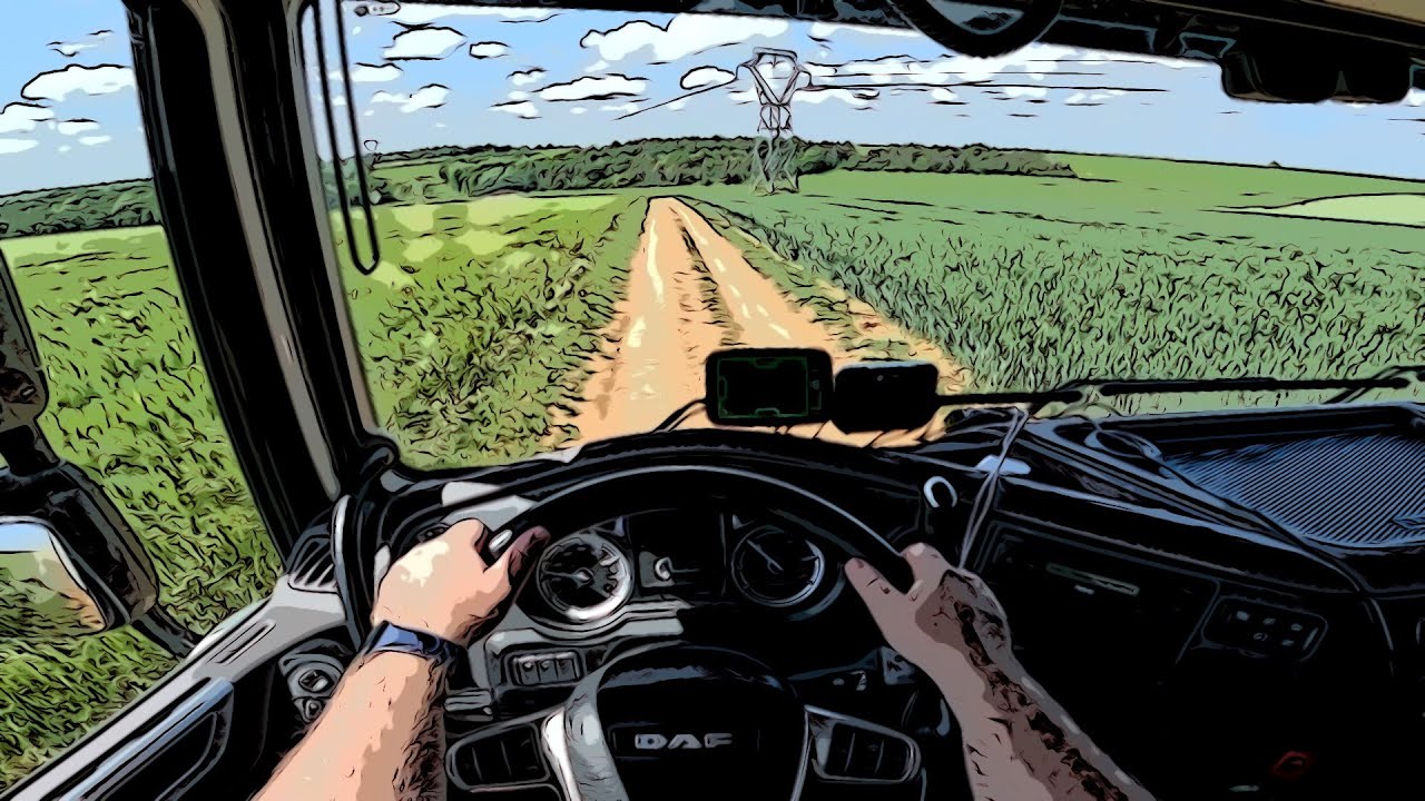 Truck driving🚚💨💨I've never been on a road like this before🇫🇷