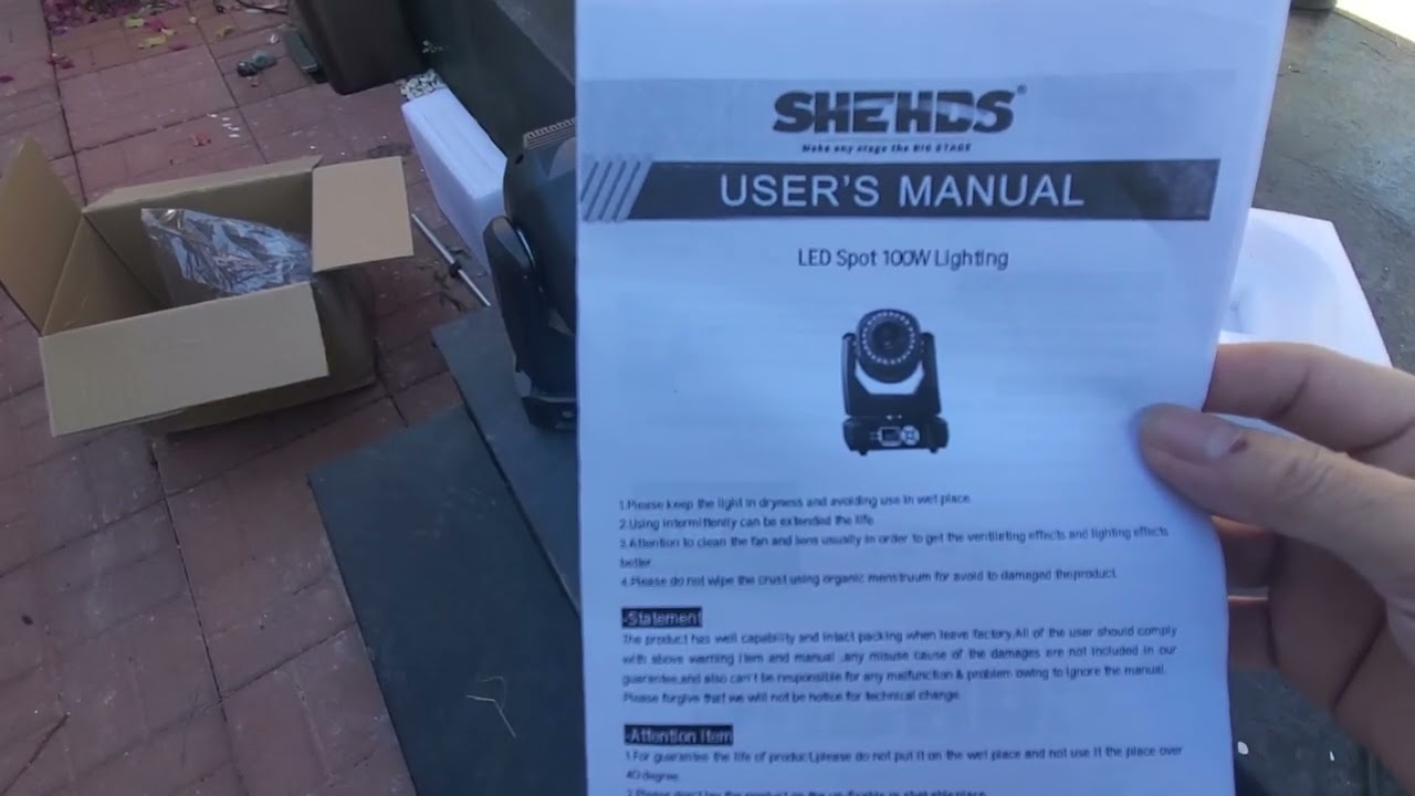 Shehds Led spot 100W lighting