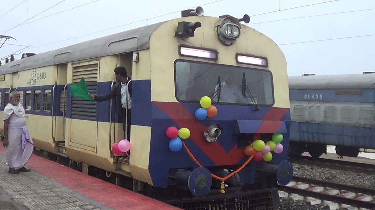 First run of MEMU train from Nayagarh Town to Bhubaneswar on 16.11.2021 #Nayagarh #MEMU #train NYGT