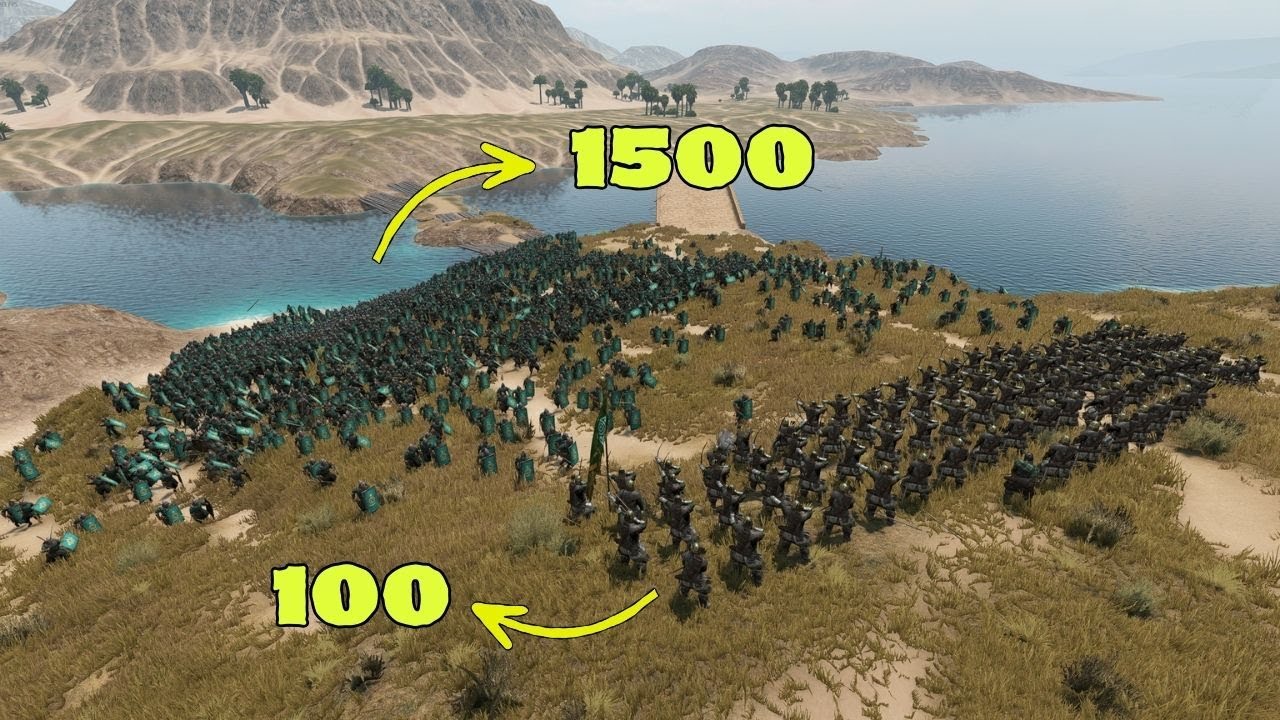 CAN BEST OF 100 ARCHERS BEAT 1500 NOMADS? - Mount & Blade II: Bannerlord