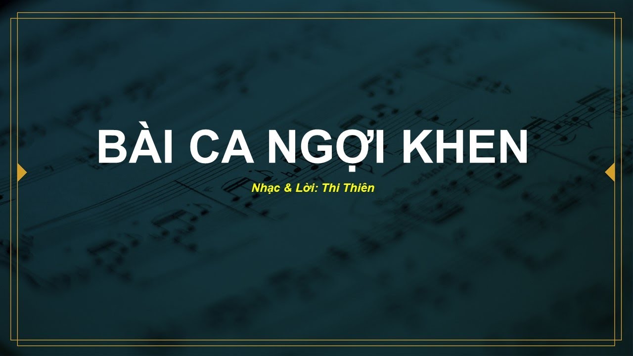 VOCAL - Bài Ca Ngợi Khen - Tôn Vinh Chúa Hằng Hữu 035 - Karaoke Tin Lành