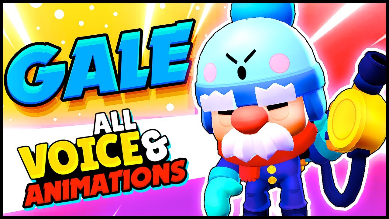 NEW! BRAWLER GALE Gameplay & All 30 Voice Lines - Brawl Stars Gale Gameplay