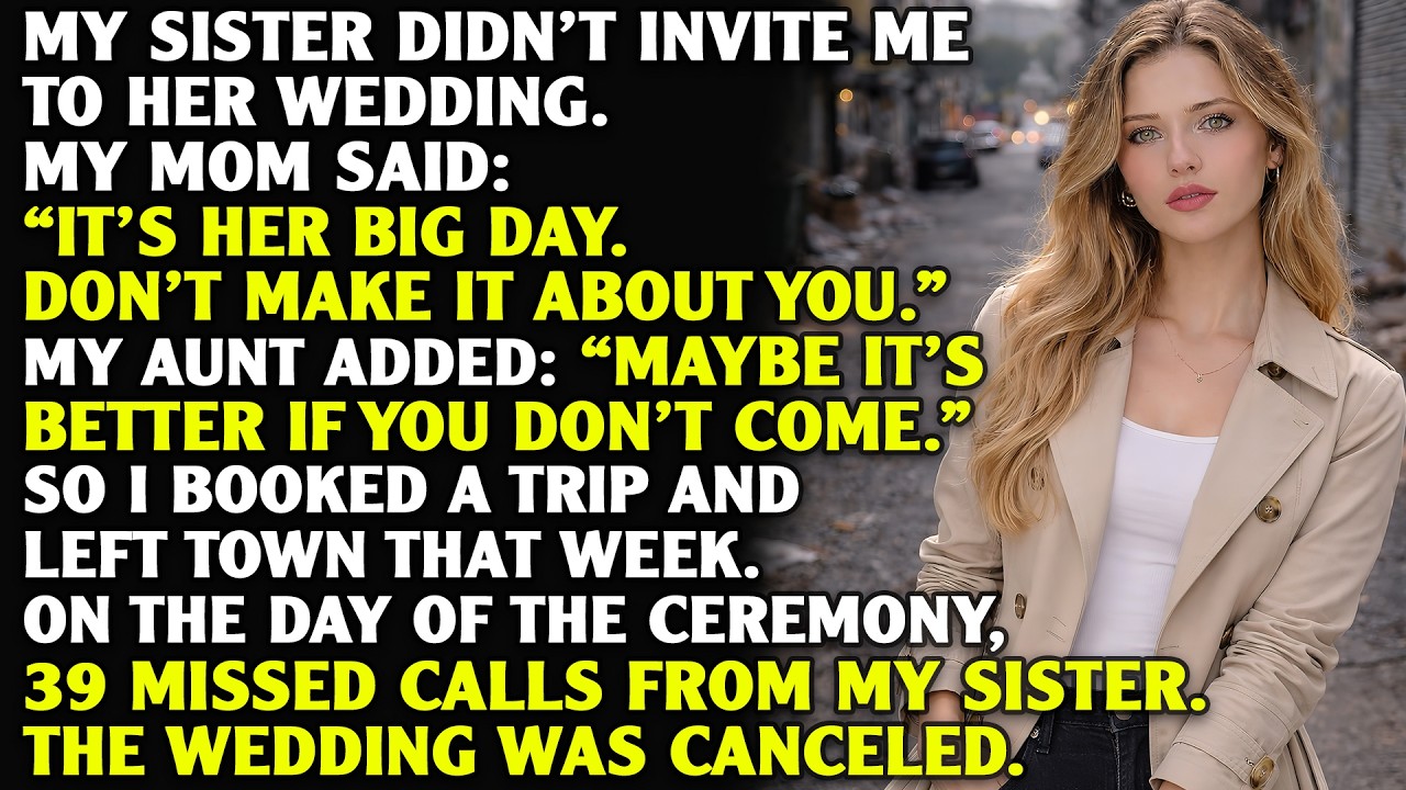 My Sister Didn’t Invite Me To Her Wedding — Then The Whole Family Tried To Reach Me