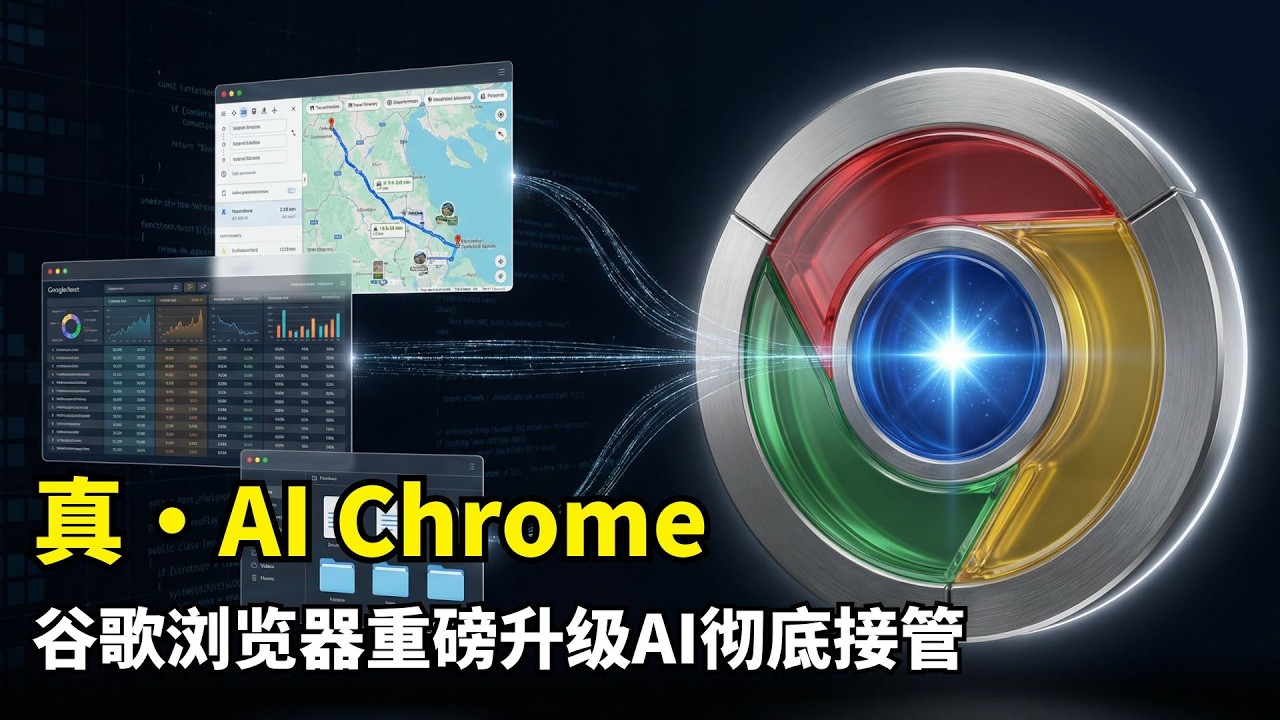 【人工智能】浏览器要变天了 | Chrome接入Gemini 3 | 自动浏览技术 | 侧边栏生产力 | 谷歌全家桶生态集成 | 自动浏览黑科技 | AI助理 | 告别手动操作 | 效率提升