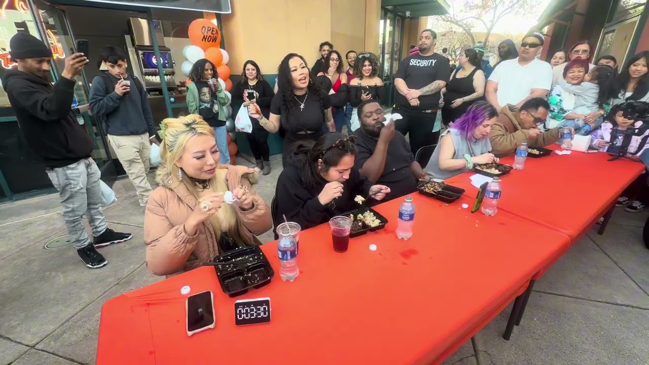 Teriyaki City Grill Eating Contest in Hayward, CA