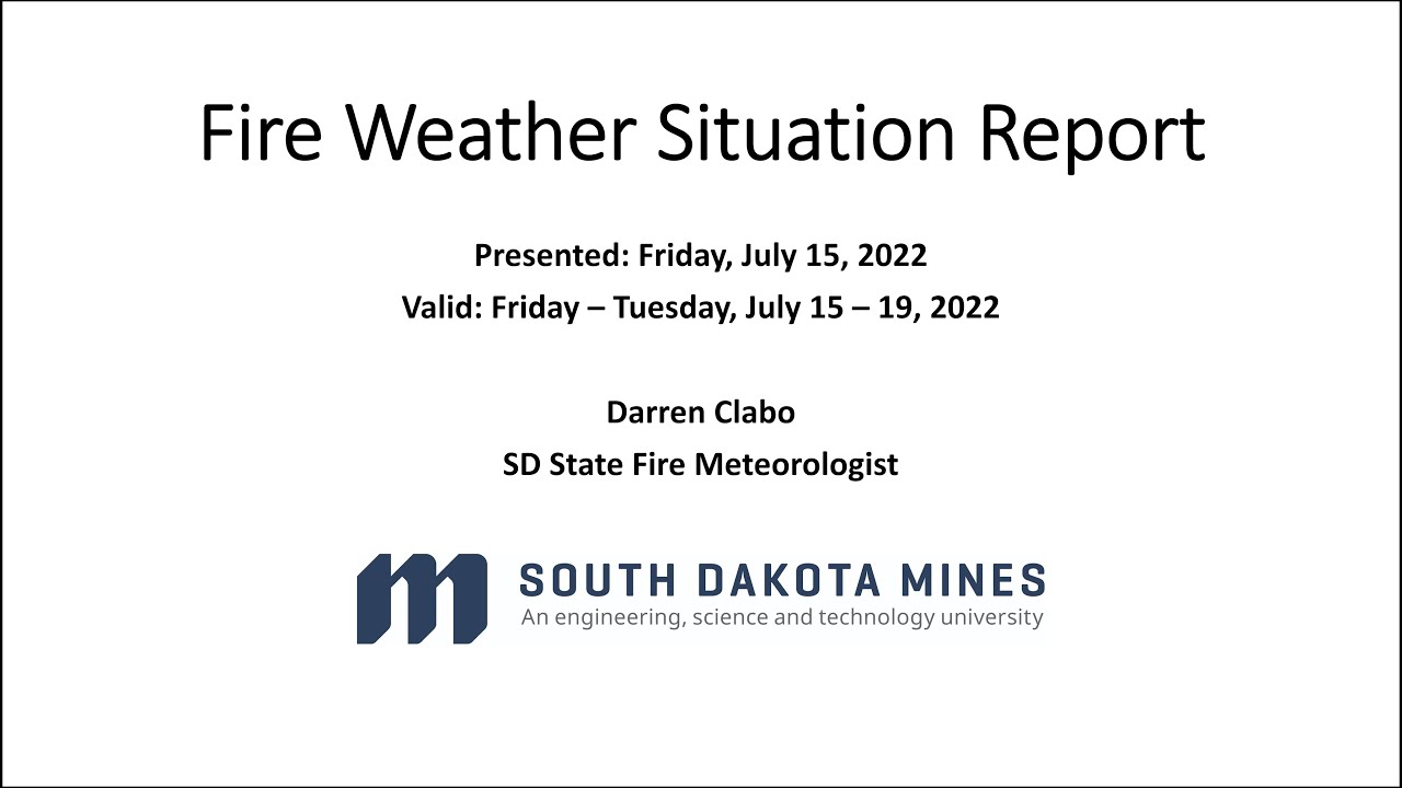 20220715 Fire Weather Situation Report