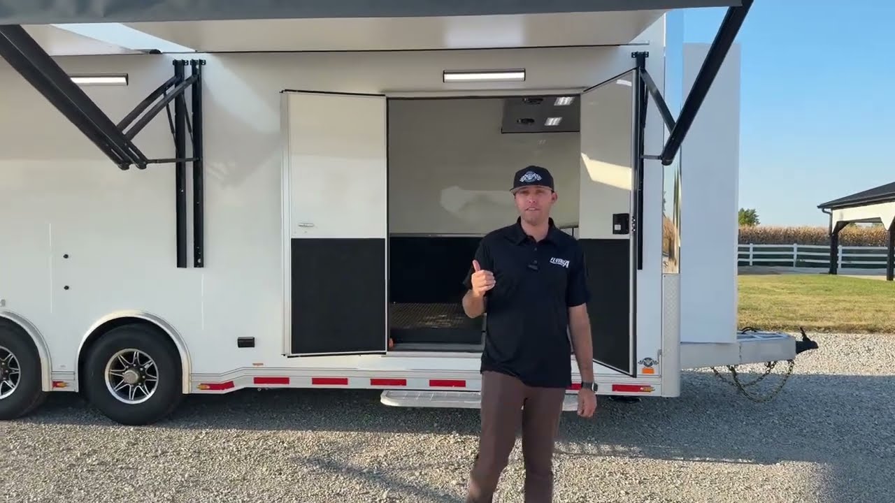 NEW 2025 32’ @Intechtrailers Dragster Stacker Tour at @FlyingAMotorsports