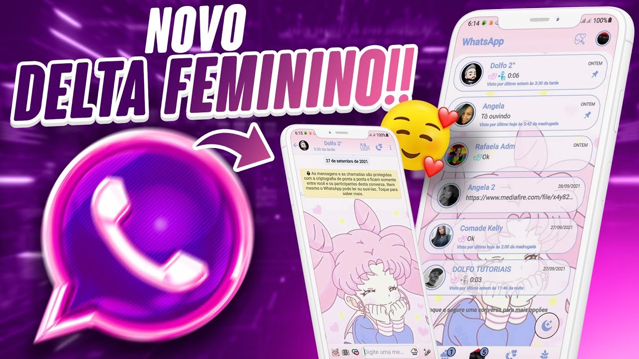 🥰 Novo delta Whatsapp feminino!!💥👏🏻